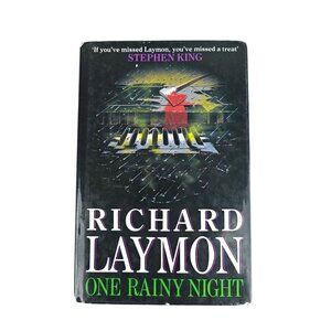 One Rainy Night Richard Laymon Hardcover 1991 First Edition Horror Headline